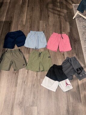 Target Kids Shorts Pack - Navy, Light Blue, Pink, Olive, Gray, Black/White